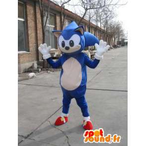 SONIC Mascot - Costume SEGA video games - Blue Hedgehog - MASFR00526 - Mascots famous characters