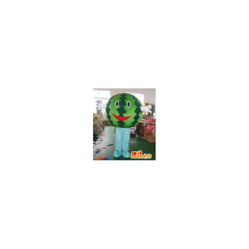 Arbuz maskotka głowy - Owoce w Costumes- był Kolorze - MASFR00312 - owoce Mascot