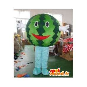 Maskottchenkopf Wassermelone - Obst-Kostüm verkleidet war - MASFR00312 - Obst-Maskottchen