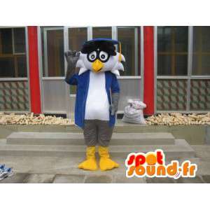 Professor Linux-Maskottchen - Vogel mit Zubehör - Schneller Versand - MASFR00421 - Maskottchen der Vögel