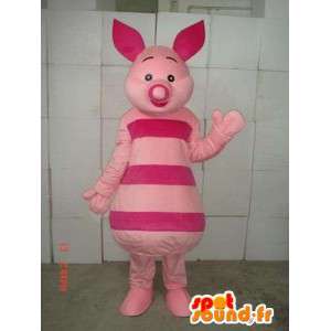 子豚のマスコット-ピンクの豚-くまのプーさんの友達-MASFR00537-くまのプーさんのマスコット