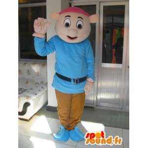 Dopey mascotte nano - Costume Biancaneve ei 7 nani - MASFR00527 - Nani mascotte sette