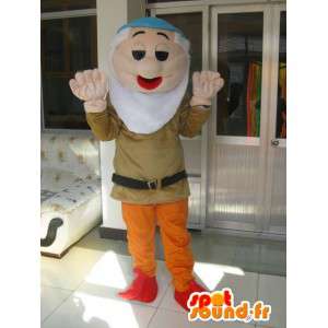 Mascotte nain joyeux - Costume blanche neige et les 7 nains - MASFR00539 - Mascottes Sept nains