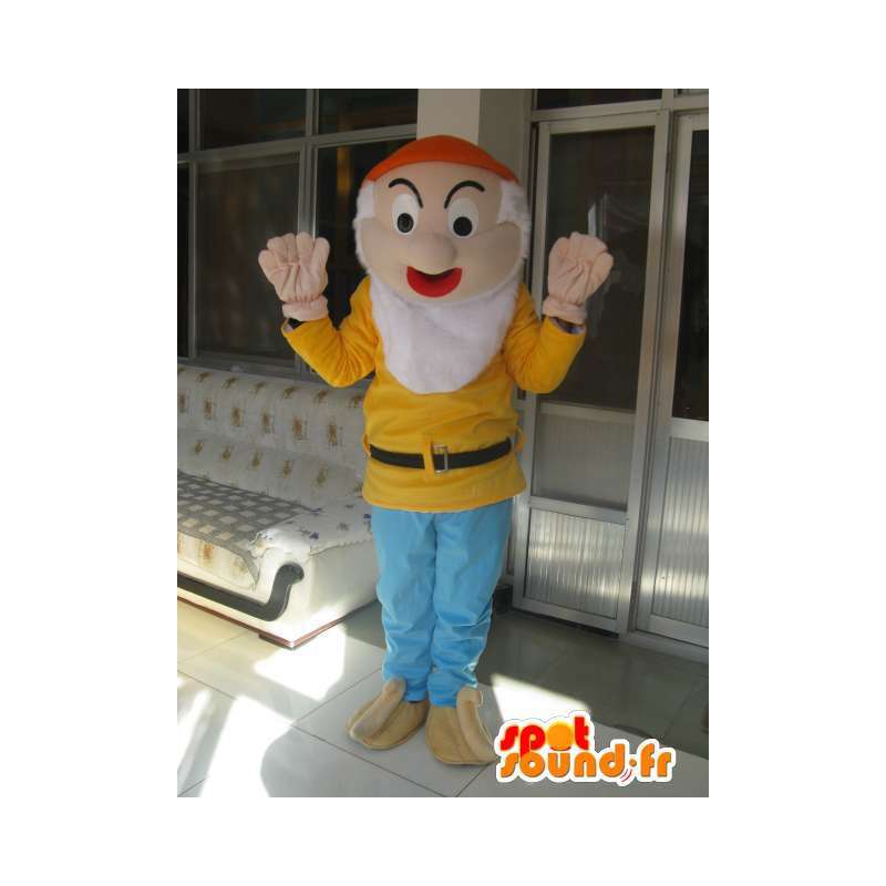 Mascot dverg Grumpy - Snow White Costume og 7 dvergene - MASFR00540 - Maskoter september dverger