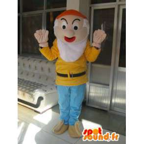 Mascot dverg Grumpy - Snow White Costume og 7 dvergene - MASFR00540 - Maskoter september dverger