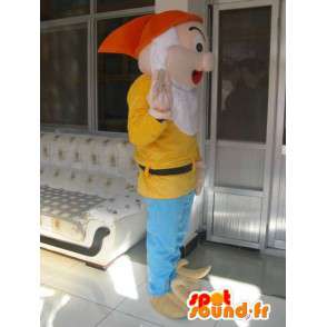Mascot anão mal-humorado - Traje Branca de Neve e 7 anões - MASFR00540 - anões mascotes Setembro