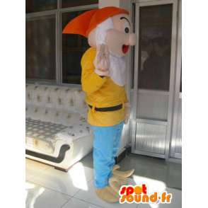 Mascotte nain Grincheux - Costume blanche neige et les 7 nains - MASFR00540 - Mascottes Sept nains