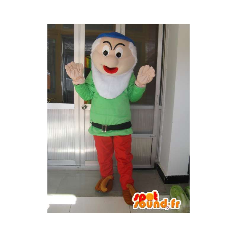 Shy Dwarf Mascot - Costume Biancaneve ei 7 nani - MASFR00542 - Nani mascotte sette