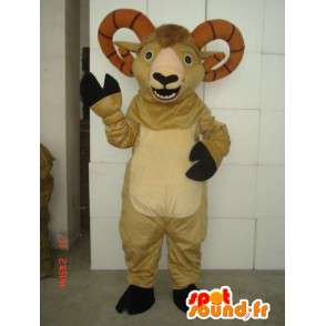 Stambecco dei Pirenei Mascot - Peluche Pecora - Costume Capra - MASFR00320 - Capre e capra mascotte