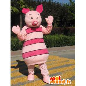 Piggy mascot - Pink Pig - friend of Winnie the Pooh - MASFR00537 - Mascots Winnie the Pooh