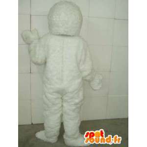 Mascot Yeti - Pet & Snow caverna - traje branco - MASFR00219 - animais extintos mascotes