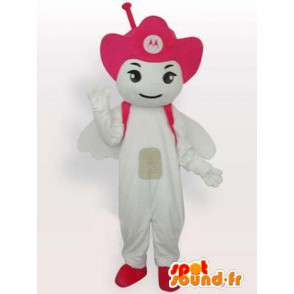 Mascot Rosa Motorola Antenna - Anjo móvel - MASFR00545 - Mascotes não classificados