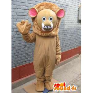 ライオンのマスコット-サバンナキャットの衣装-動物-MASFR00558-ライオンのマスコット