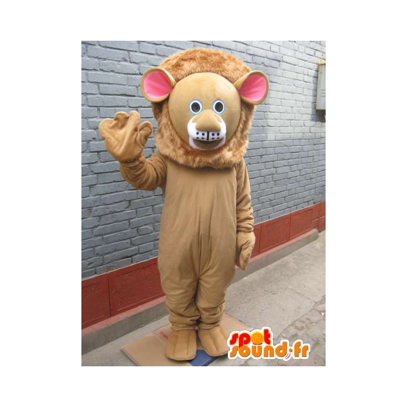 Leone mascotte - il costume Feline savana - animale - MASFR00558 - Mascotte Leone