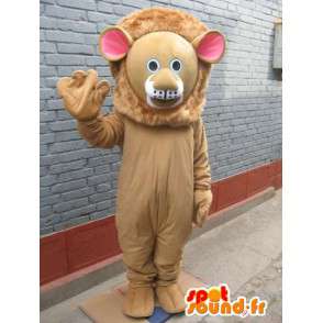 Leone mascotte - il costume Feline savana - animale - MASFR00558 - Mascotte Leone
