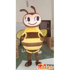 Bee Mascot bruin en geel - Costume imker - MASFR00562 - Bee Mascot