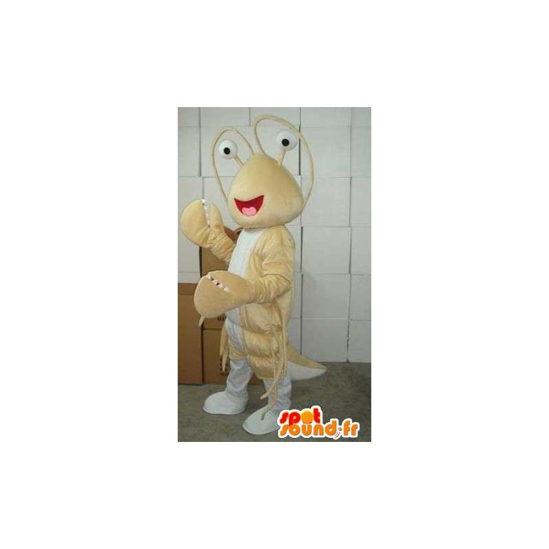 Hummer Mascot Beige - Kostyme Thalassa sea - Fisk - MASFR00565 - Maskoter Lobster