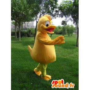 Duck Mascot Orange - kvalitet kostyme for fancy kjole fest - MASFR00170 - Mascot ender