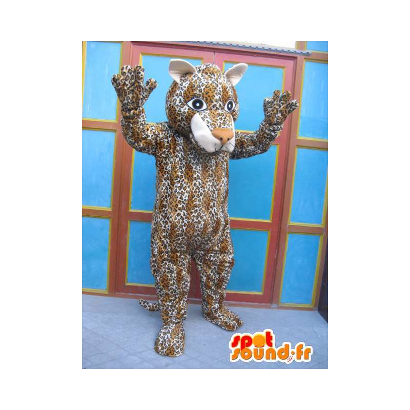 Pantera a righe mascotte - Costume Cat - Disguise savana - MASFR00575 - Mascotte tigre