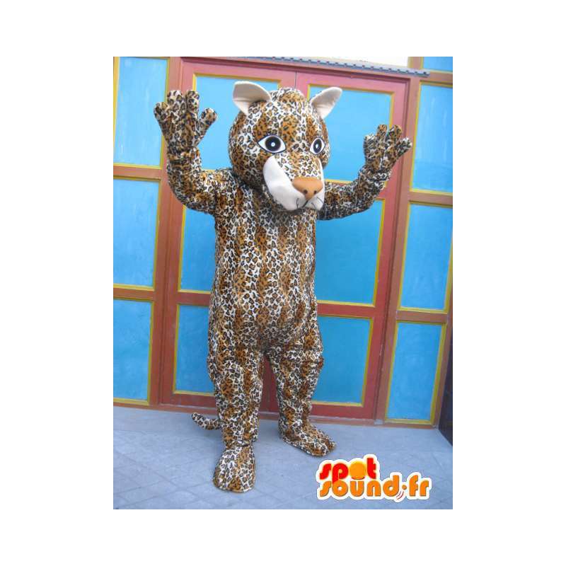 ριγέ πάνθηρας μασκότ - κοστούμι γάτα - Savannah μεταμφίεση - MASFR00575 - Tiger Μασκότ