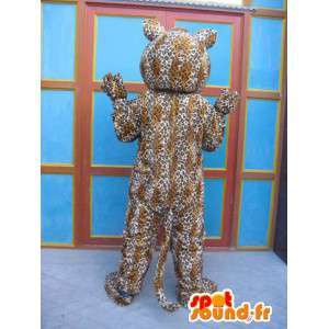 Panther Mascot rayado - Traje del gato - Disfraces Savannah - MASFR00575 - Mascotas de tigre
