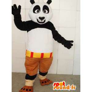 KungFu Panda Mascot - slavný panda kostým s příslušenstvím - MASFR0099 - Mascotte de pandas