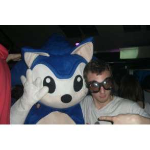 Mascot SONIC - Costume video games SEGA - blauwe egel - MASFR00526 - Celebrities Mascottes