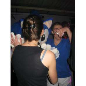 Mascot SONIC - Costume video games SEGA - blauwe egel - MASFR00526 - Celebrities Mascottes