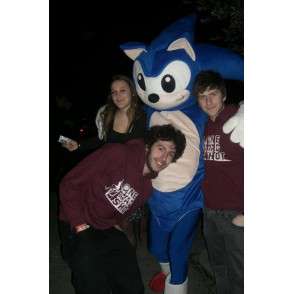 SONIC Mascot - Costume SEGA video games - Blue Hedgehog - MASFR00526 - Mascots famous characters