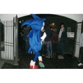 Mascot SONIC - Costume video games SEGA - blauwe egel - MASFR00526 - Celebrities Mascottes