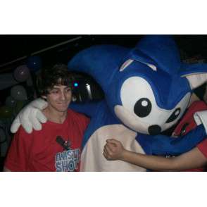 SONIC Mascot - Costume SEGA video games - Blue Hedgehog - MASFR00526 - Mascots famous characters