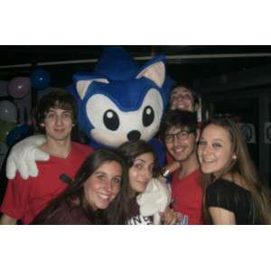 SONIC Mascot - Costume SEGA video games - Blue Hedgehog - MASFR00526 - Mascots famous characters