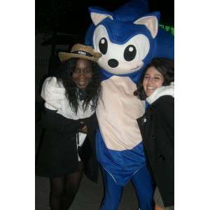 SONIC Maskottchen - SEGA Videospiele-Kostüm - Blau Hedgehog - MASFR00526 - Maskottchen berühmte Persönlichkeiten