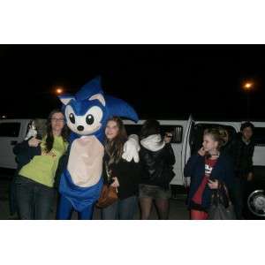 Mascotte SONIC - Costume jeux vidéo SEGA - Hérisson bleu - MASFR00526 - Mascottes Personnages célèbres