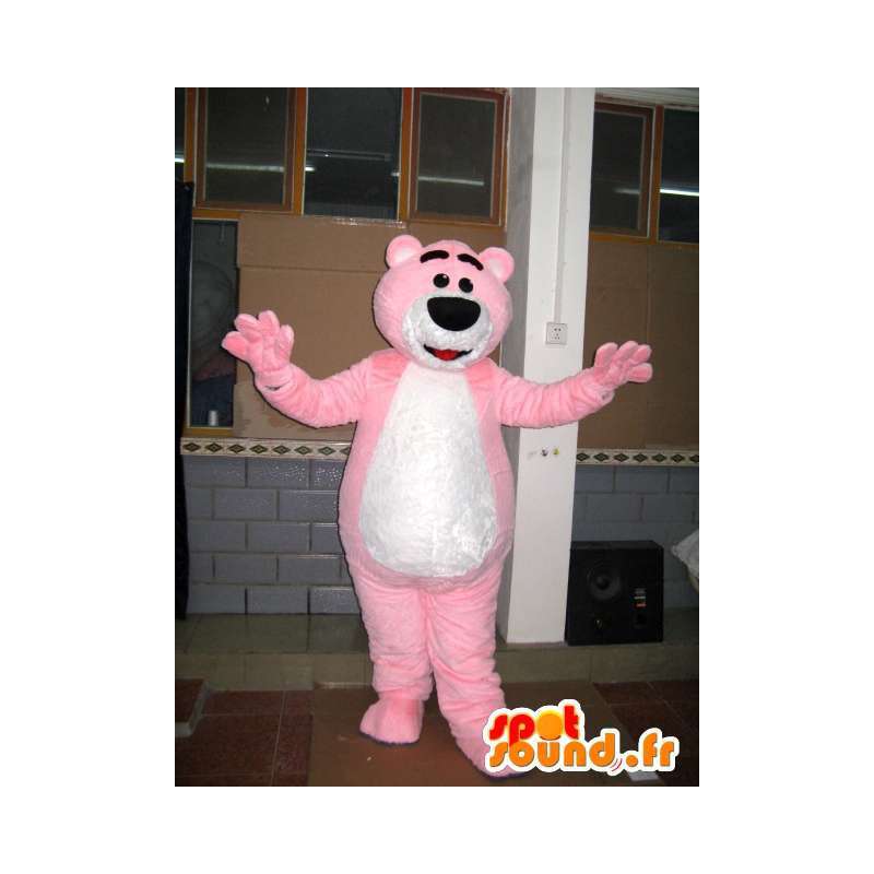 Maskotka różowy miś - Miś - Animal Costume  - Maskotka miś - MASFR00598 - SpotSound.fr