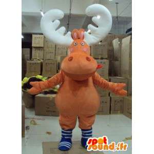 Deer Mascot, villrein, villrein - bore Animal Costume - MASFR00606 - Stag og Doe Mascots