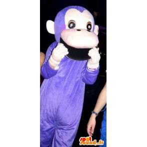 Classic purple monkey mascot - Costume jungle animal monkey - MASFR00305 - Mascots monkey