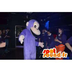 Classic purple monkey mascot - Costume jungle animal monkey - MASFR00305 - Mascots monkey