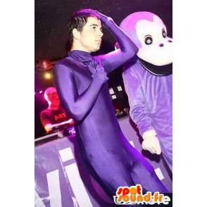 Classic purple monkey mascot - Costume jungle animal monkey - MASFR00305 - Mascots monkey