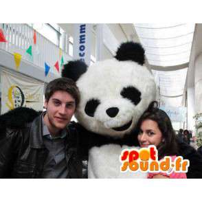 Panda Mascot klasyczny czarno-biały miś - Wieczór kostiumu - MASFR00212 - pandy Mascot