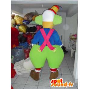 Giant Clown maskot - Circus kostume - Festlig kostume -