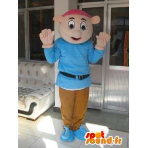 Dopey mascotte nano - Costume Biancaneve ei 7 nani - MASFR00527 - Nani mascotte sette