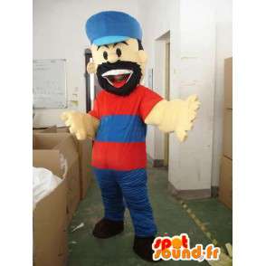 Special bearded lumberjack mascot for a theme evenings - MASFR00637 - Human mascots