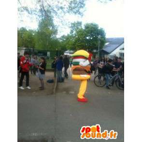 Hamburger maskot - Yum burger sandwich - Ekspresforsendelse -