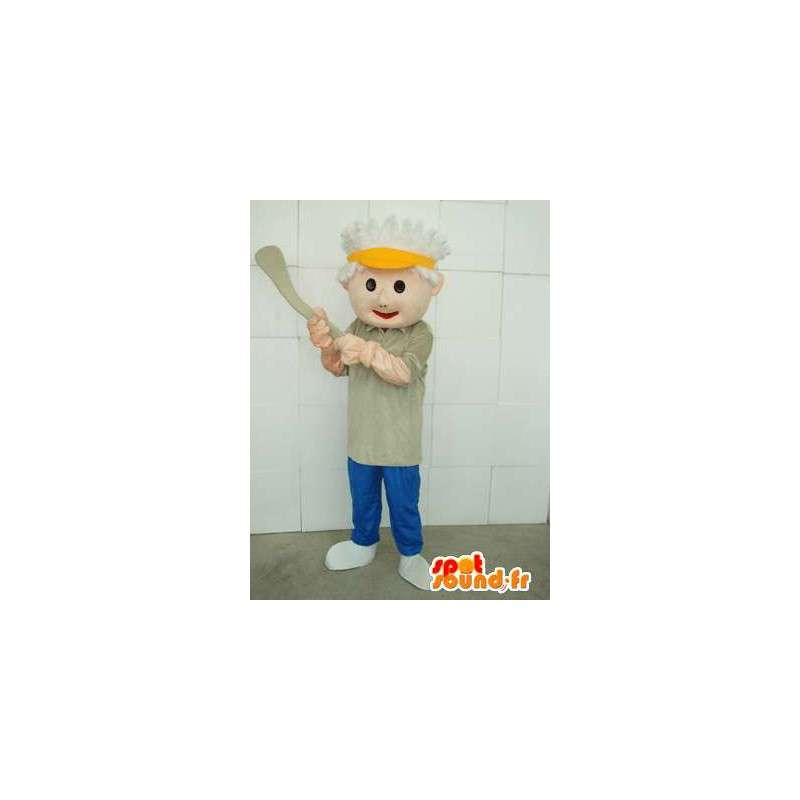 American sports mascot player with accessories - Baseball - MASFR00668 - Sports mascot