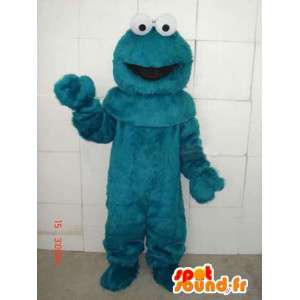 Mascot blauwe pluche - beroemde stripfiguur - MASFR00679 - Celebrities Mascottes