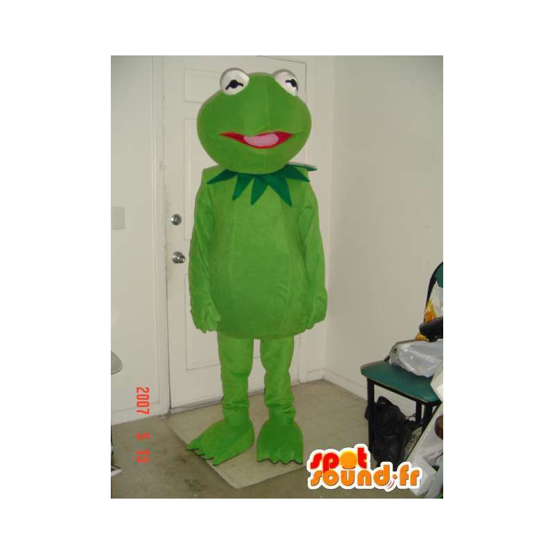 Mascot sapo verde simples palmate - Costume Sapo - MASFR00711 - sapo Mascot