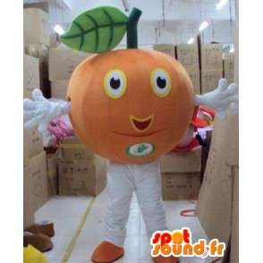 Mascot fruta mandarina / naranja - maraicher vestuario - MASFR00793 - Mascota de la fruta