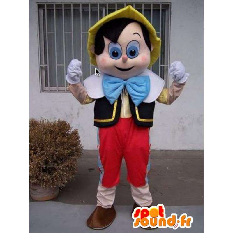 Purchase Mascot Pinocchio - famous costume - Cartoon in Mascots Pinocchio Color change No change Size L (180-190 Cm) Sketch before manufacturing (2D) No With the clothes? (if present on the photo)