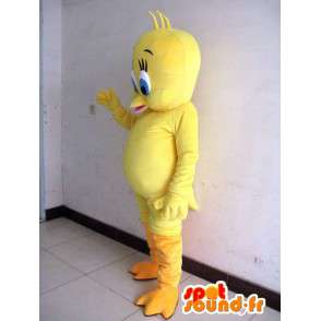 Cabeça da mascote - amarelo amarelo - Cartoon Tweety e Sylvester - MASFR00180 - Mascotes TiTi e Sylvester